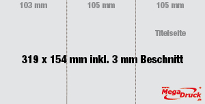 DIN A6, 6 Seiten (Wickelfalz)