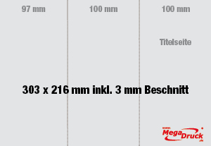 DIN lang, 6 Seiten (Wickelfalz)