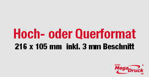 [Eintrittskarte einfach] DIN lang