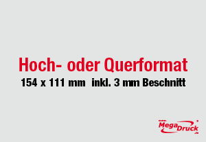 DIN A6, 1 oder 2 Seiten